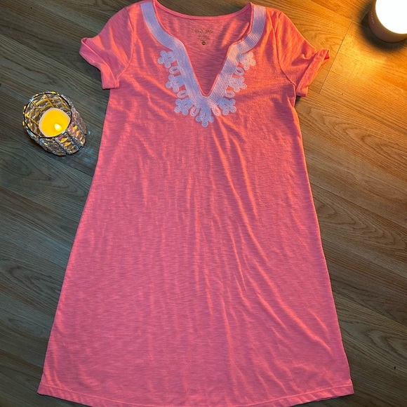 Lilly Pulitzer Coral Reef Embroidered Dress - Picture 5 of 6